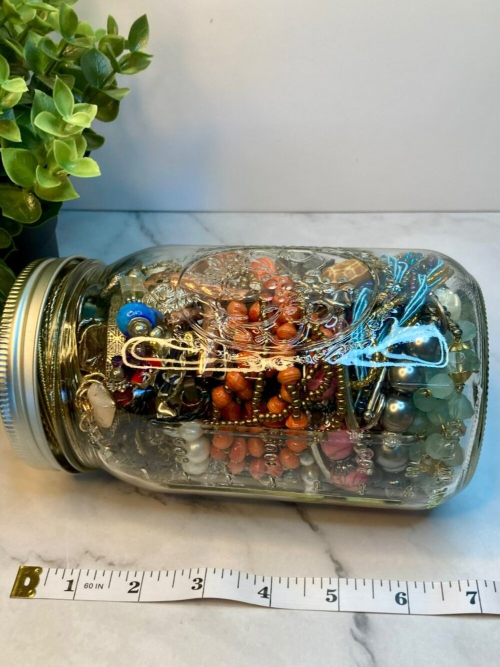 Vintage and Contemporary Mystery Jewelry Jar - Good Condition -20 - Picture 7 of 8